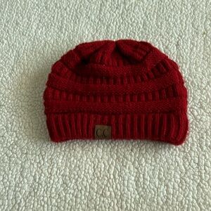 Red CC Beanie